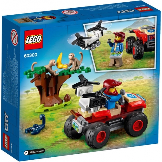 LEGO City 60300 Quad ratowników dzikich zwierząt